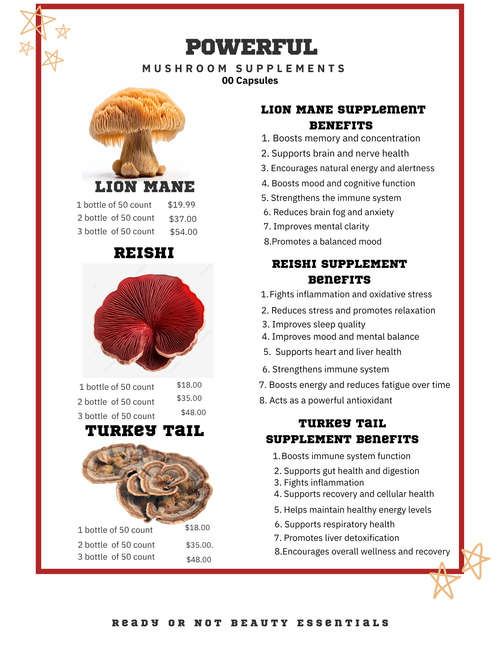 Lion’s Mane Mushroom (Premium Quality)